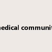 medical community是什么意思