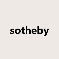 sotheby是什么意思