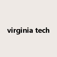 virginia tech是什么意思