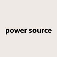 power source是什么意思