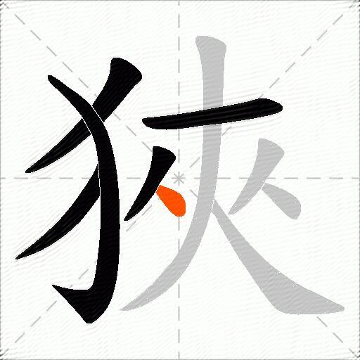 狹