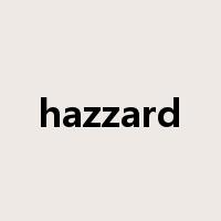 hazzard是什么意思