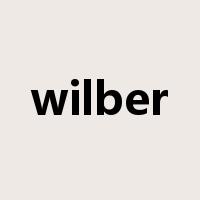 wilber是什么意思