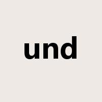 und是什么意思