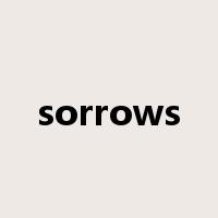 sorrows是什么意思