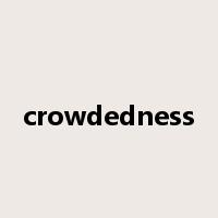 crowdedness是什么意思