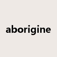aborigine是什么意思