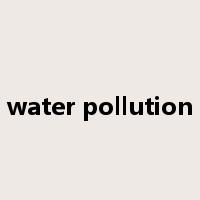 water pollution是什么意思
