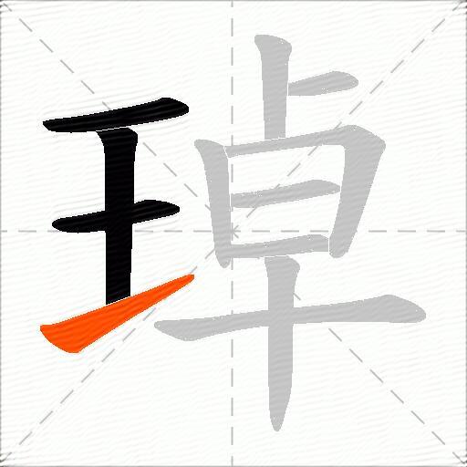 琸