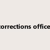 corrections officer是什么意思