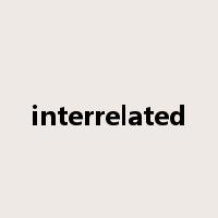 interrelated是什么意思