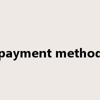 payment method是什么意思