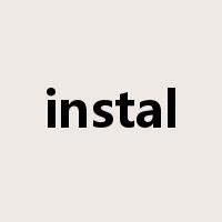 instal是什么意思