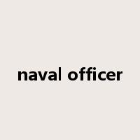 naval officer是什么意思