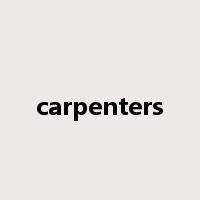 carpenters是什么意思