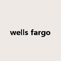 wells fargo是什么意思