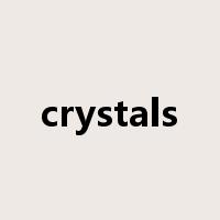 crystals是什么意思