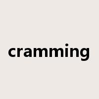 cramming是什么意思