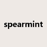 spearmint是什么意思