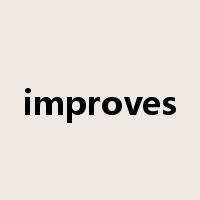 improves是什么意思