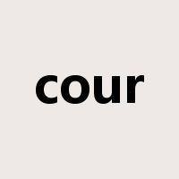 cour是什么意思