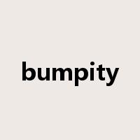 bumpity是什么意思