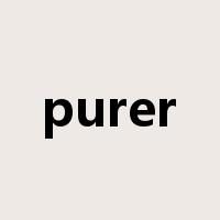 purer是什么意思