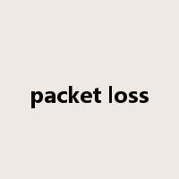 packet loss是什么意思