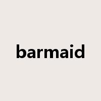 barmaid是什么意思