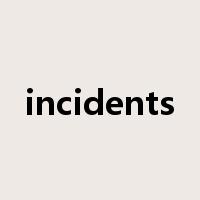 incidents是什么意思