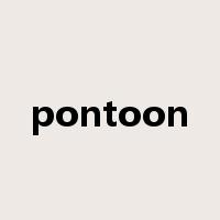 pontoon是什么意思