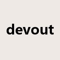 devout是什么意思