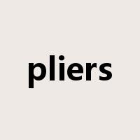 pliers是什么意思