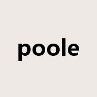 poole是什么意思