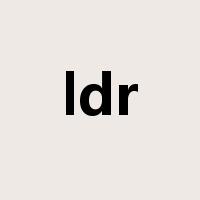ldr是什么意思