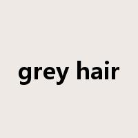 grey hair是什么意思