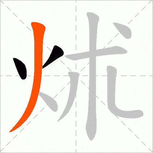 炢
