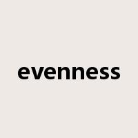 evenness是什么意思