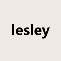 lesley是什么意思