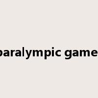 paralympic games是什么意思