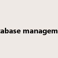 database management是什么意思