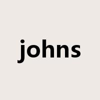 johns是什么意思