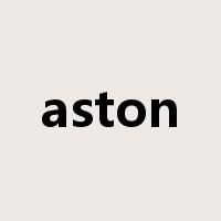 aston是什么意思