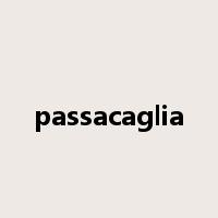 passacaglia是什么意思