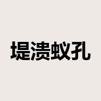 堤溃蚁孔是什么意思