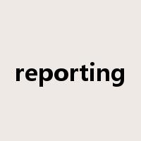 reporting是什么意思