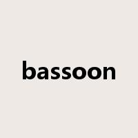 bassoon是什么意思