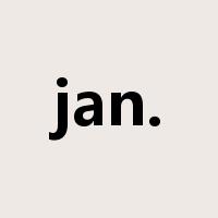 jan.是什么意思