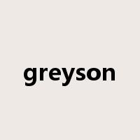 greyson是什么意思
