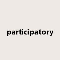 participatory是什么意思